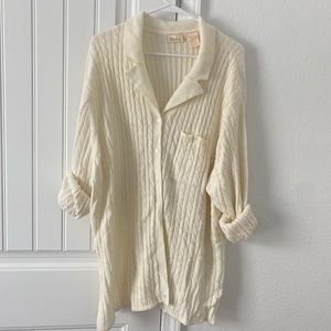 Vintage Bobbie Brooks Knit Button Up Blouse